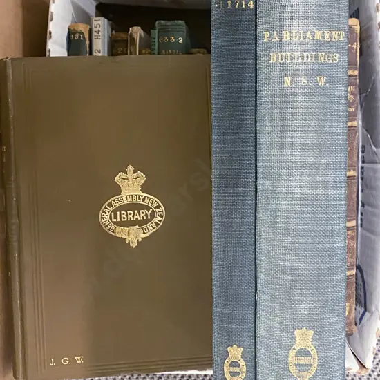 Box of Books Incl. New Zealand Legal & Law Volumes