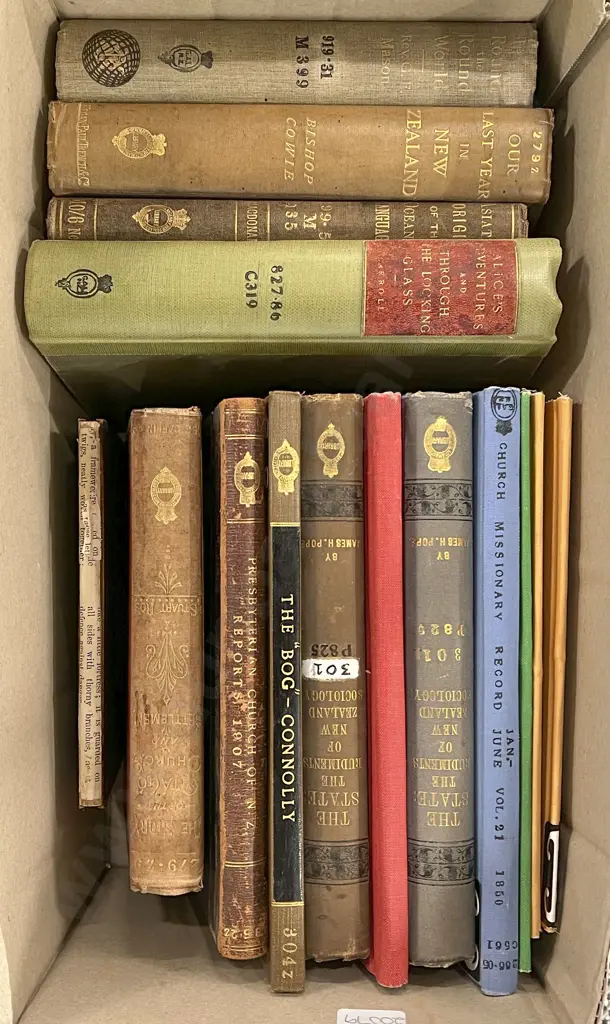 Carton of New Zealand Historical Sociology Books and Others Image 1++