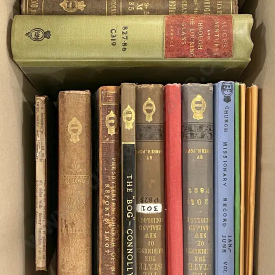 Carton of New Zealand Historical Sociology Books and Others