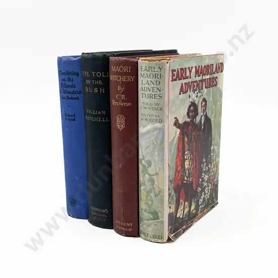Four Assorted NZ Books Including Maori Witchery