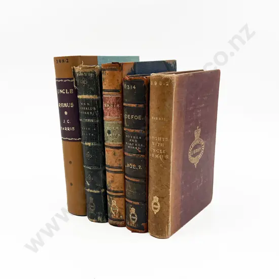 Five Assorted Including Three Uncles Remus First Editions