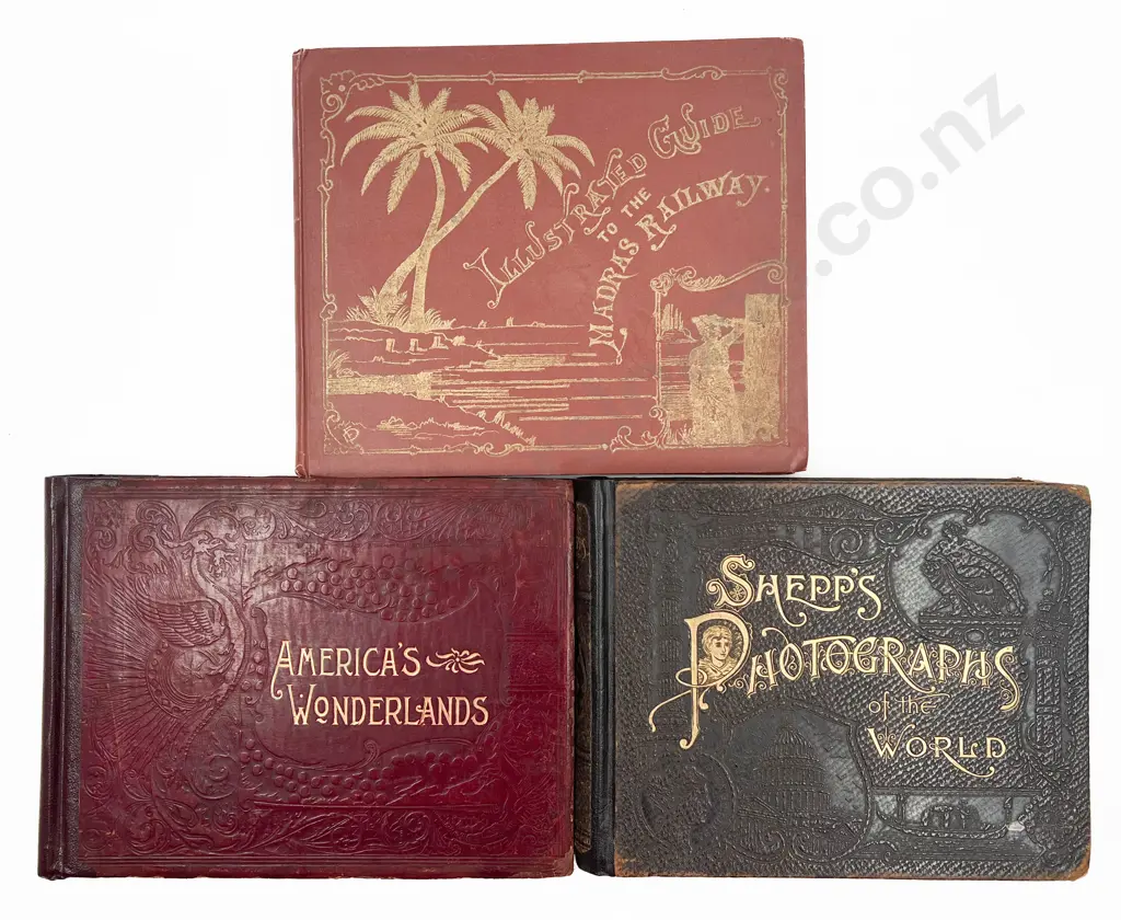Three Photograph Books Including Shepp's Photographs of the World Image 1++