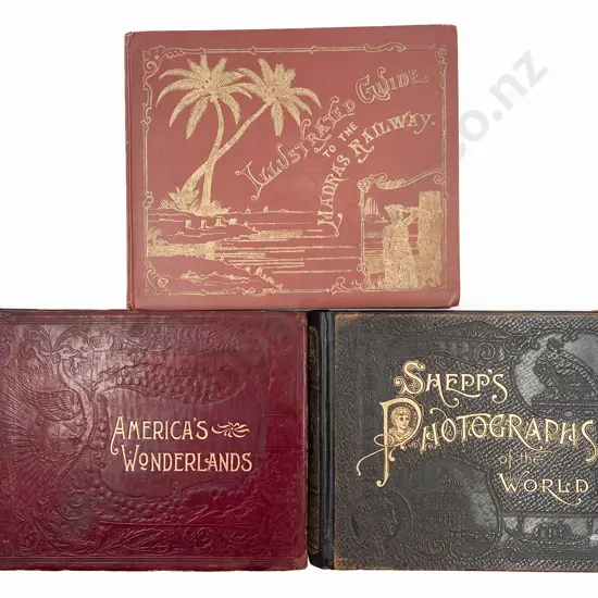 Three Photograph Books Including Shepp's Photographs of the World