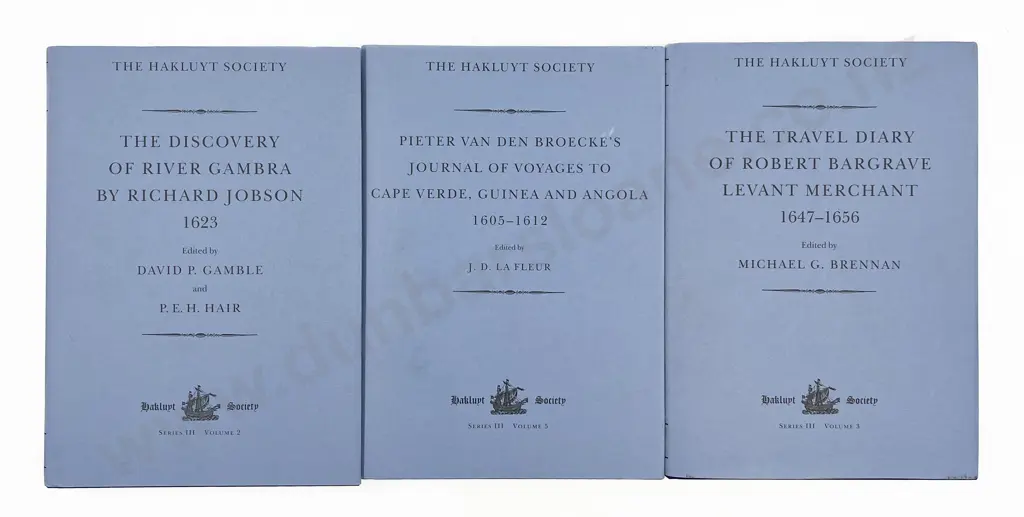 Three Volumes of The Hakluyt Society Volumes 2 Image 1++