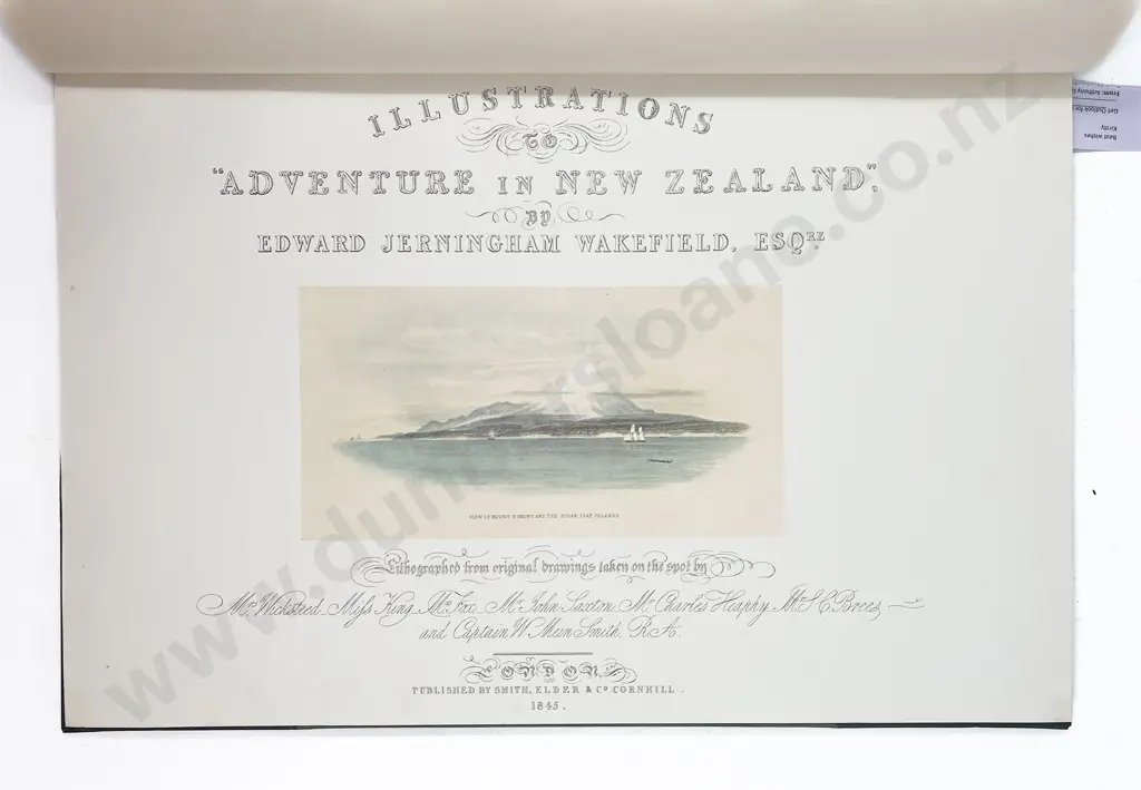 Illustrations to Adventure in New Zealand - Edward Wakefield Image 1++