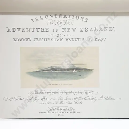 Illustrations to Adventure in New Zealand - Edward Wakefield