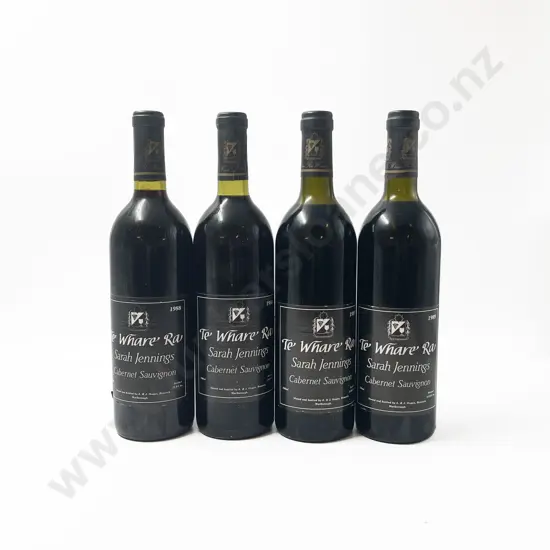 Four Te Whare Ra 'Sarah Jennings' Cabernet Sauvignon '88 & '89