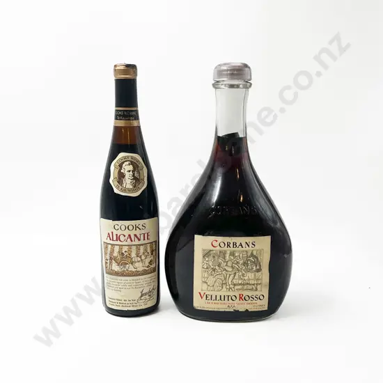Corbans Velluto Rosso Red Wine 2L & Cooks Alicante Red Wine 750ml