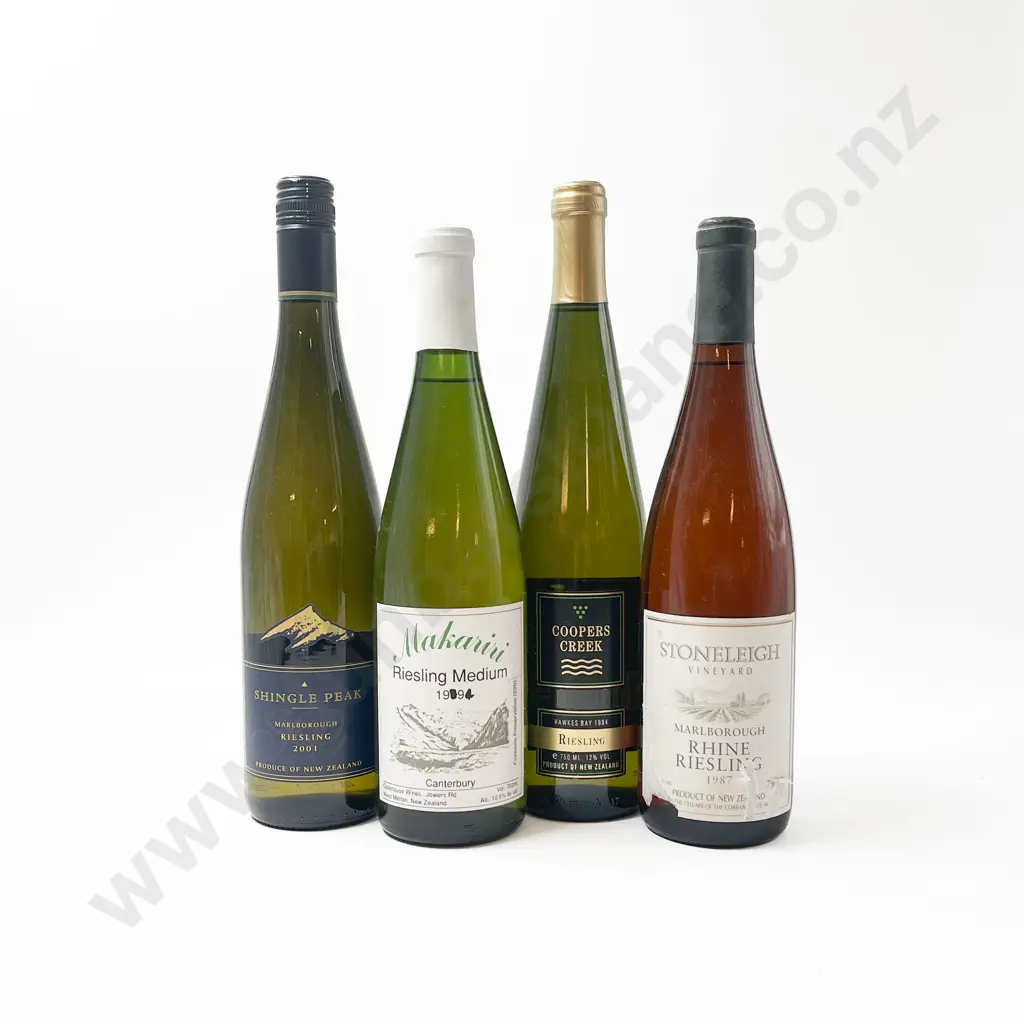 Four NZ Riesling from 1987 Image 1++