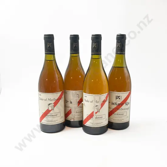 Four Te Whare Ra 'Duke of Marlborough' Chardonnay '89 & '90