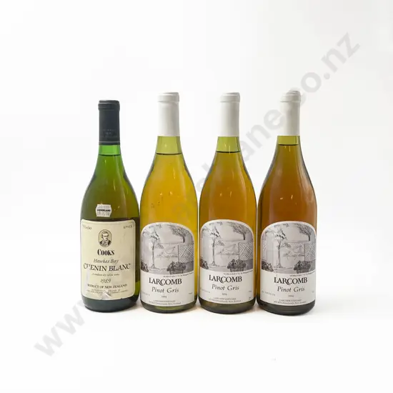 Three 1994 Larcomb Pinot Gris & One Cooks 1989 Chenin Blanc
