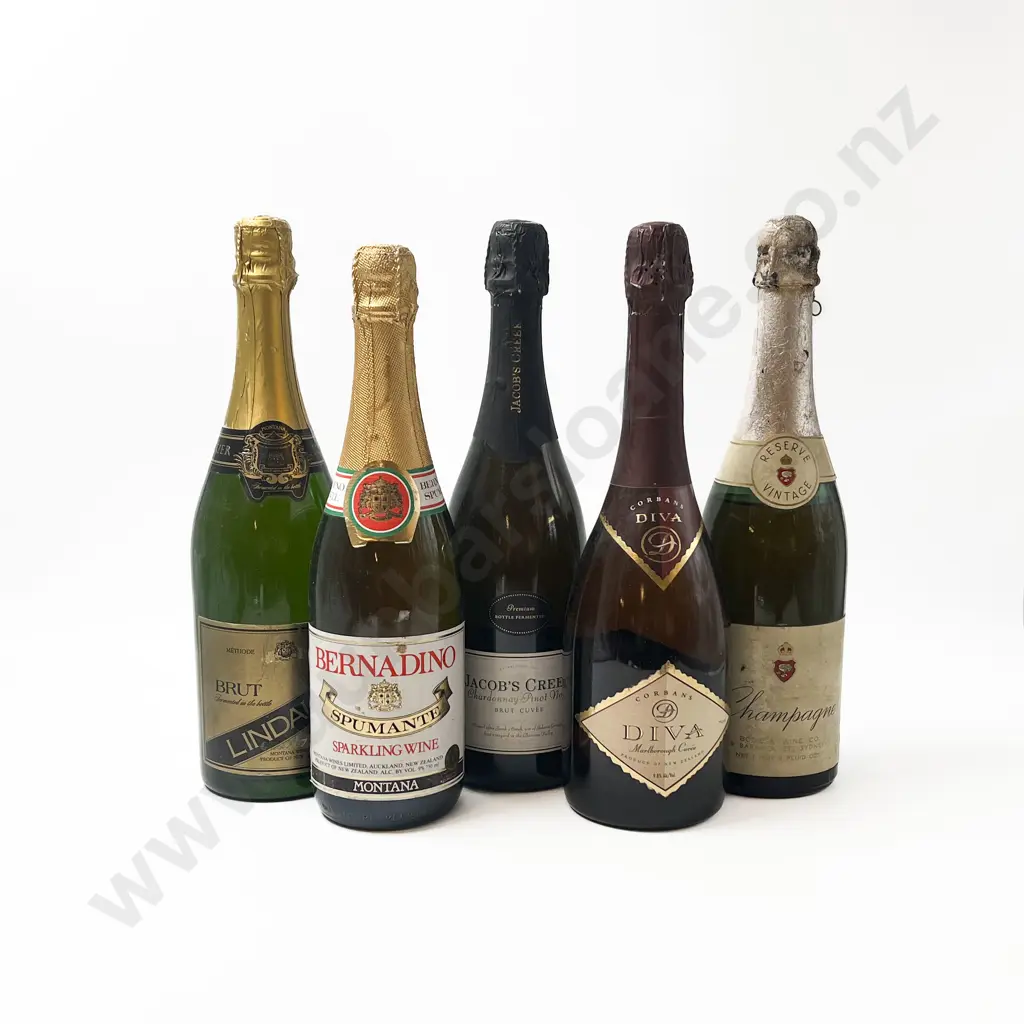 Five Sparkling Wines Incl. Corbans Diva Marlborough Cuvée Image 1++