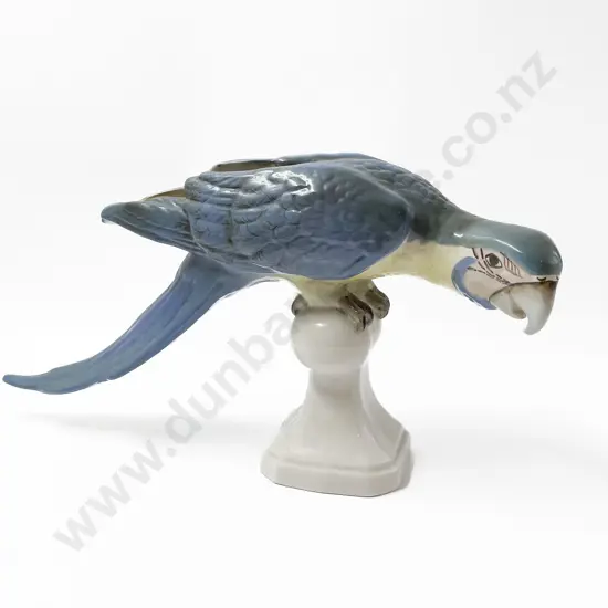 Royal Dux Bohemia Porcelain Macaw Parrot