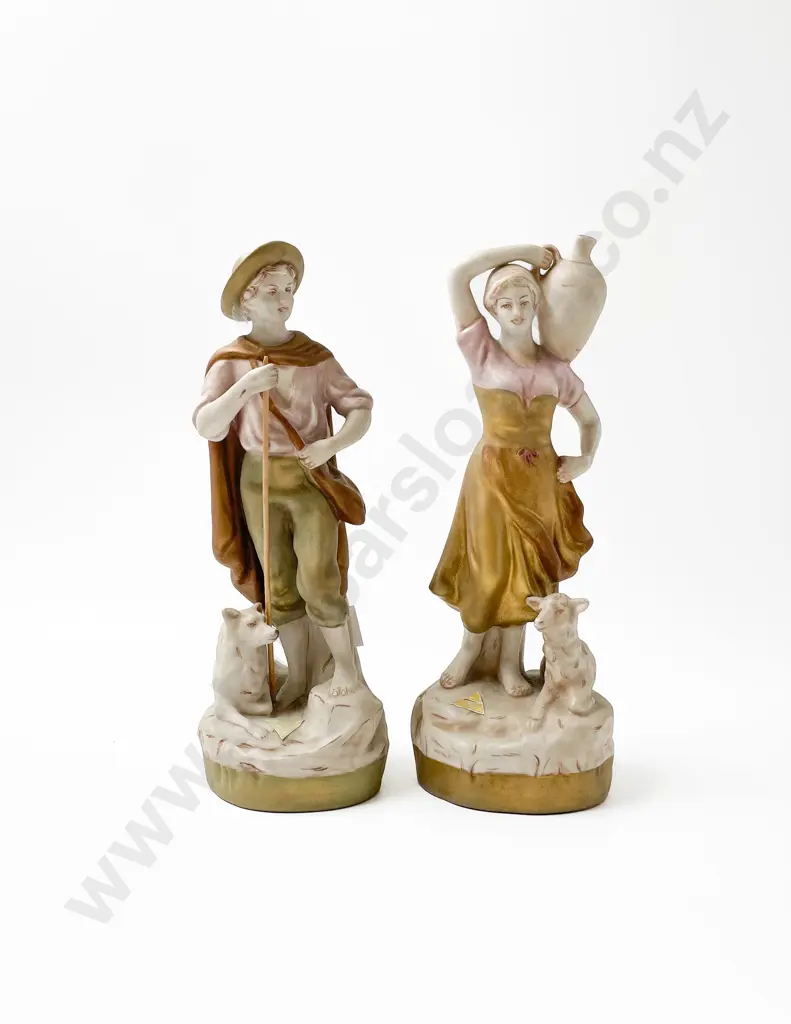 Two Royal Dux Bohemia Porcelain Figures Image 1++