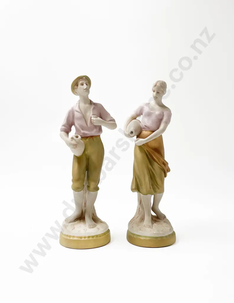 Two Royal Dux Bohemia Porcelain Figures Image 1++