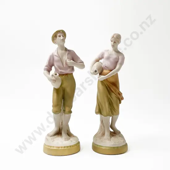 Two Royal Dux Bohemia Porcelain Figures