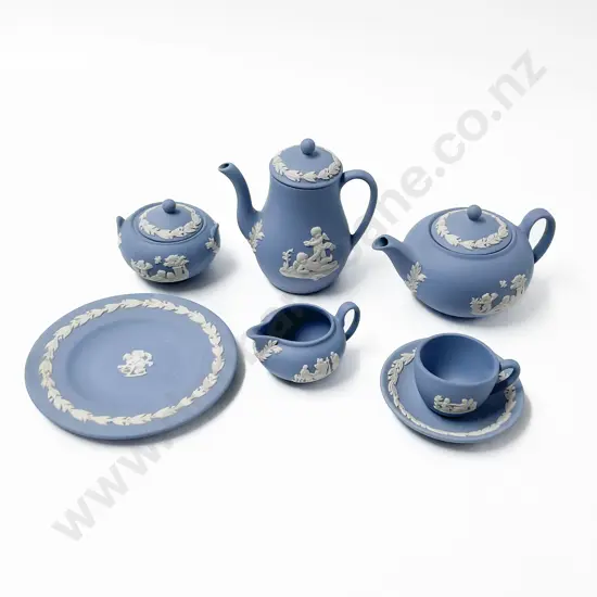 Miniature Wedgwood Jasperware Teaset