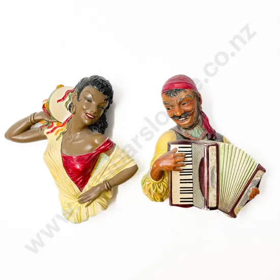 Two Bossons England Figures 'Gipsy Girl' & 'Romany'