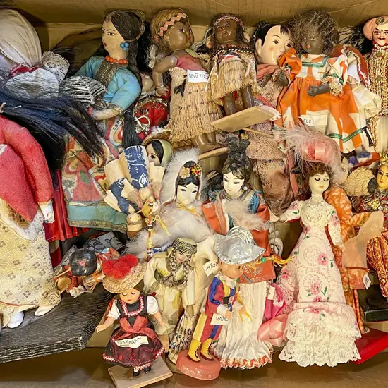National Doll and Various Other Dolls