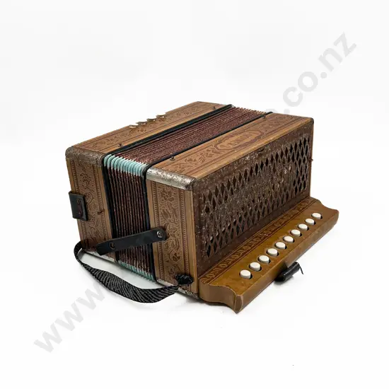 Wooden Hohner Accordion