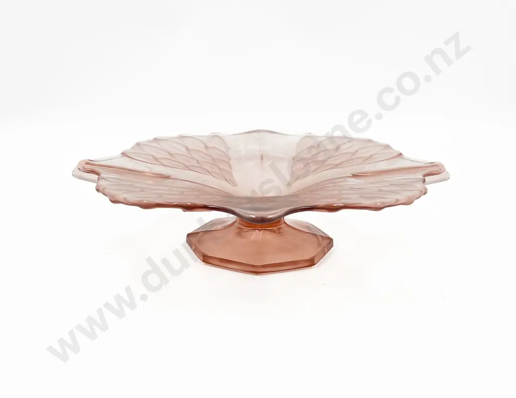 Pressed Glass Tazza Dish Image 1++