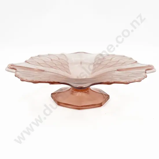 Pressed Glass Tazza Dish