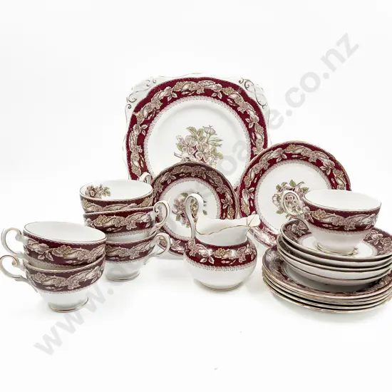 Tuscan Fine English Bone China Tea Set 'Briar Rose'