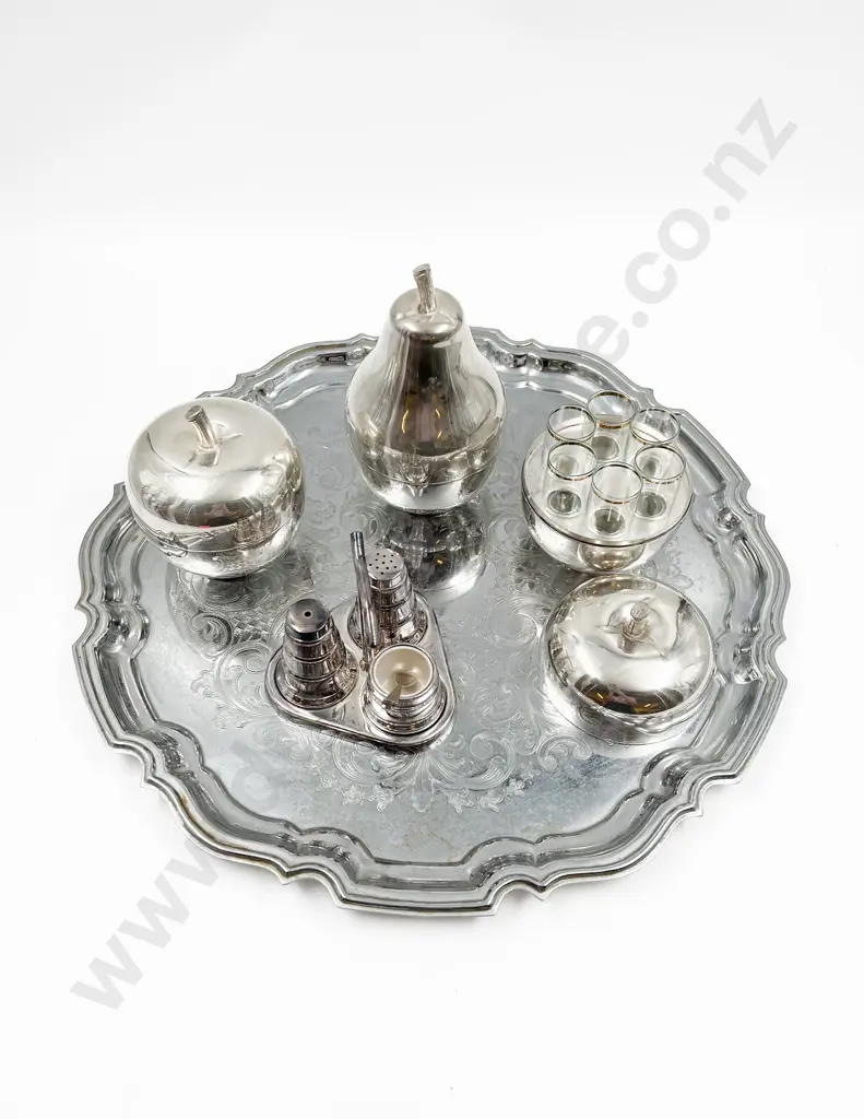 Three Mid-Century S/P Schnapps Shot Glasses Sets with Others Image 1++