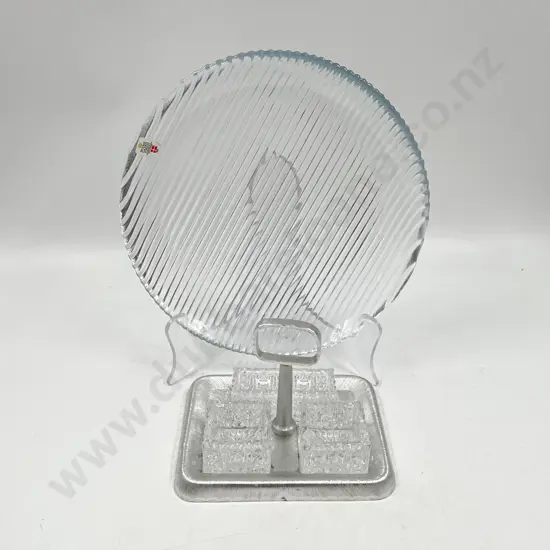 Holme Gaard Glass Plate and Arcit Condiment Tray