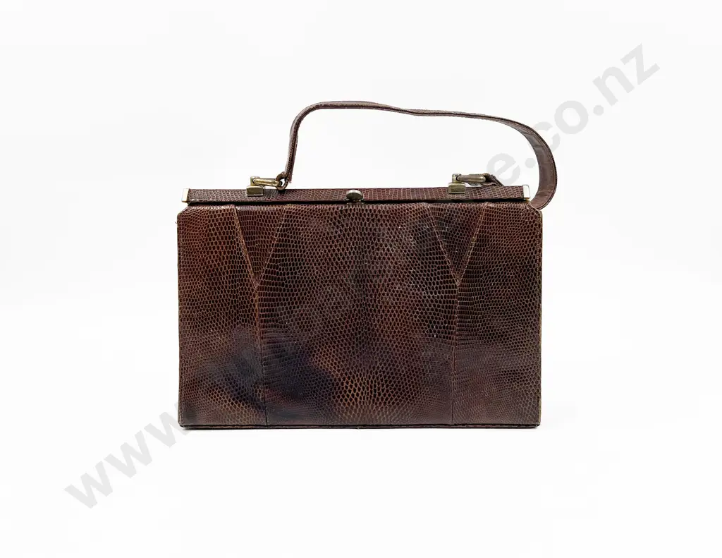 Marquessa 'Real Lizard' Handbag with Matching Purse Image 1++