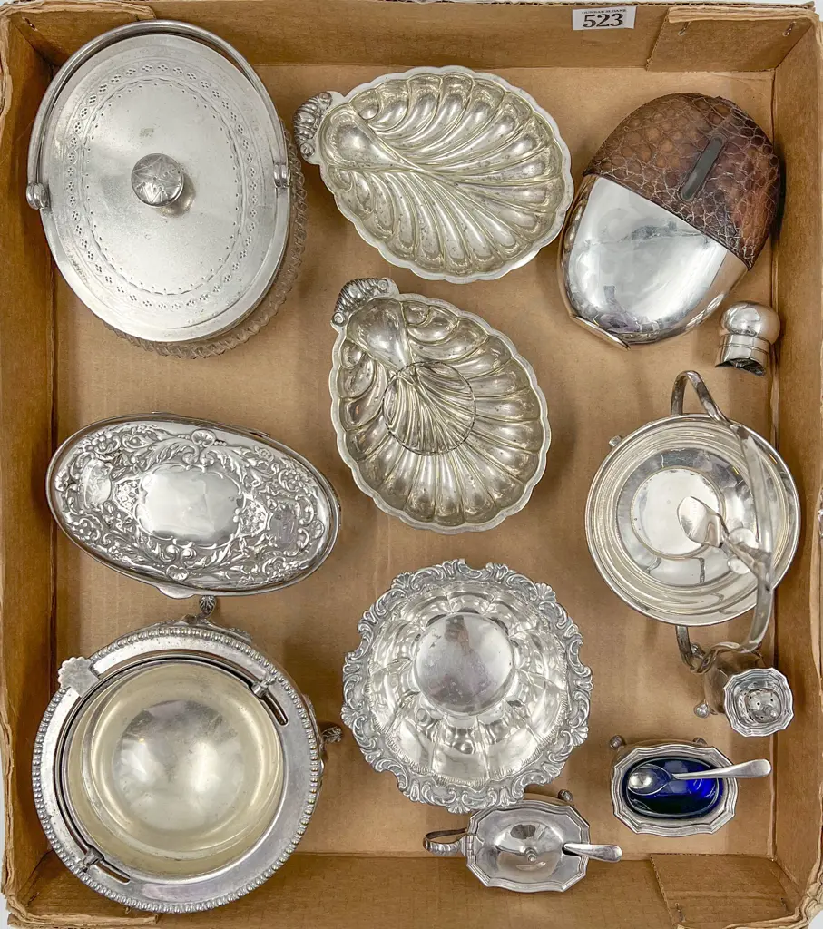 Various Silver Plate Dishes Image 1++