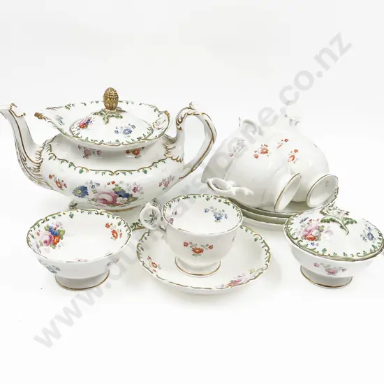 Fine China Part Tea Set Approx. 13pcs