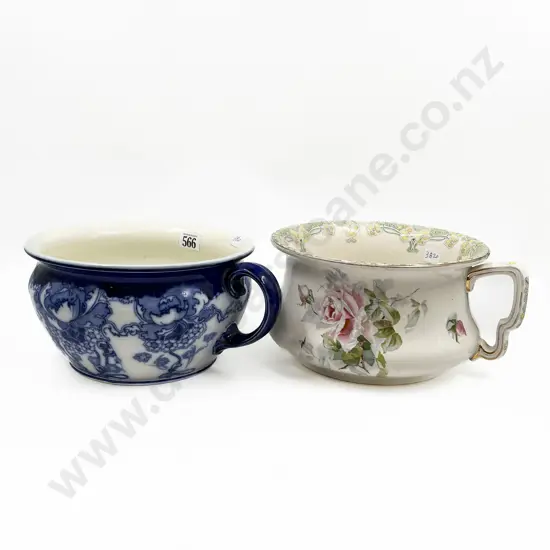 Two Ceramic Potties