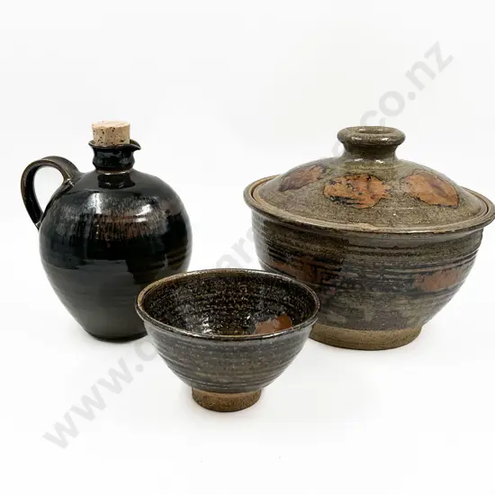 Three Pieces of Assorted Pottery