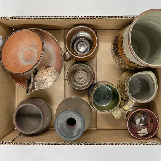 Box of Assorted Pottery