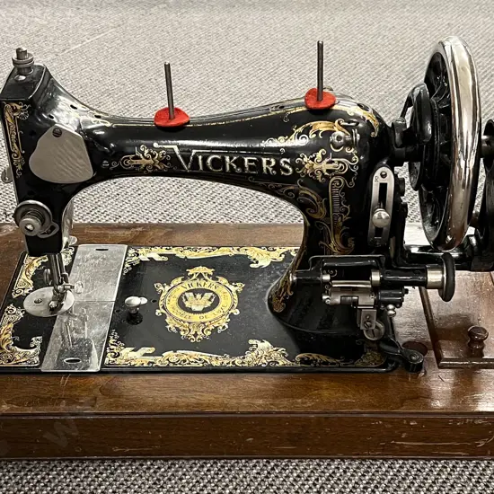 Vickers Vintage Sewing Machine in Case