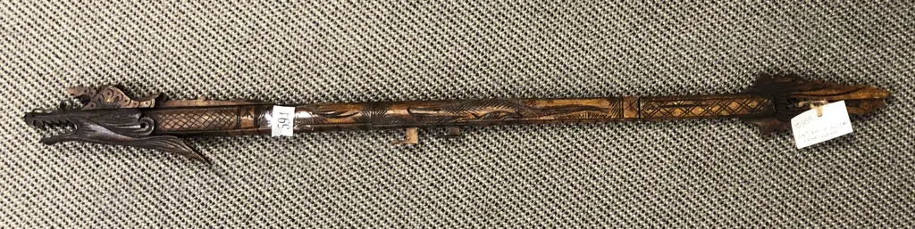 Vintage Carved Blowpipe Image 1++