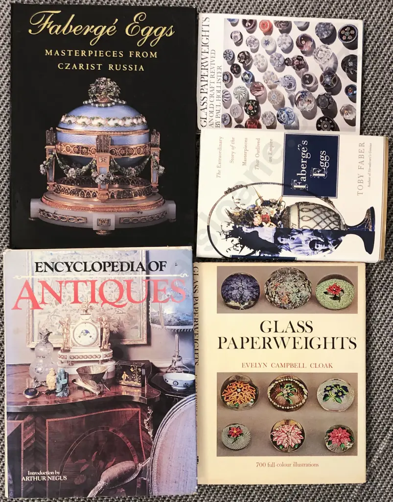 Five Various Antique Reference Books Image 1++