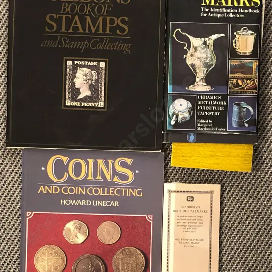 Three Antique Reference Books with Book of Hallmarks