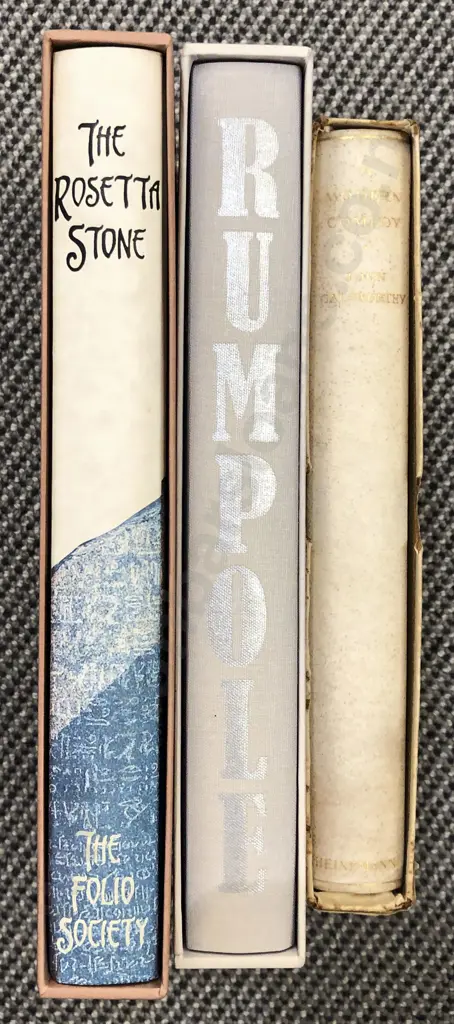 Three Volumes in Slip Cases Incl. The Rosetta Stone Image 1++