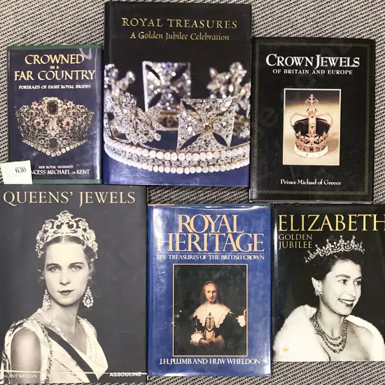 Six Volumes of Royal Reference Books