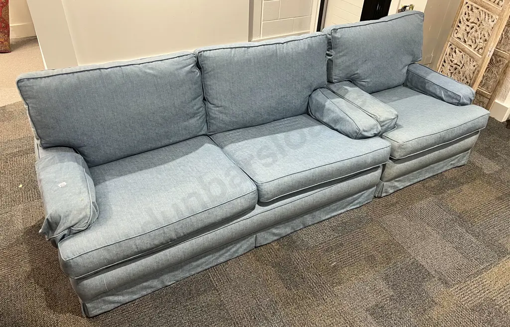 Two Piece Upholstered Lounge Suite Image 1++