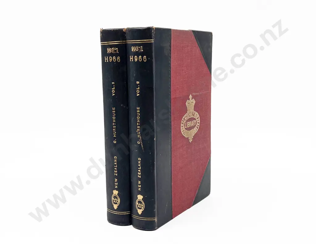 Hursthouse Charles - New Zealand or Zealandia The Britain Of The South (2 Volumes) Image 1++