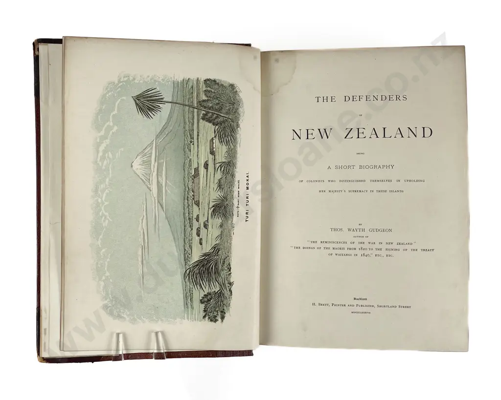 Gudgeon Thomas Wayth - The Defenders of New Zealand Image 1++