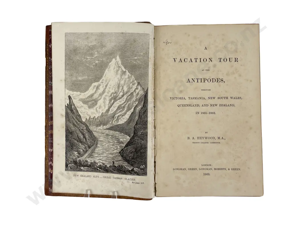 Heywood B A - A Vacation Tour at the Antipodes Image 1++