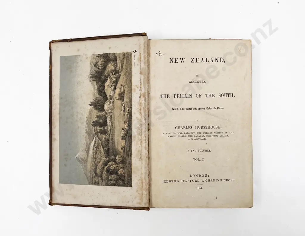 Hursthouse Charles - New Zealand or Zealandia The Britain Of The South (2 Volumes) Image 1++