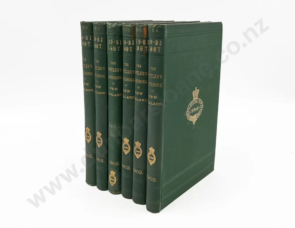 The Minister Of Lands (Compiled) The Settlers Handbook Of New Zealand (6 copies) Image 1++