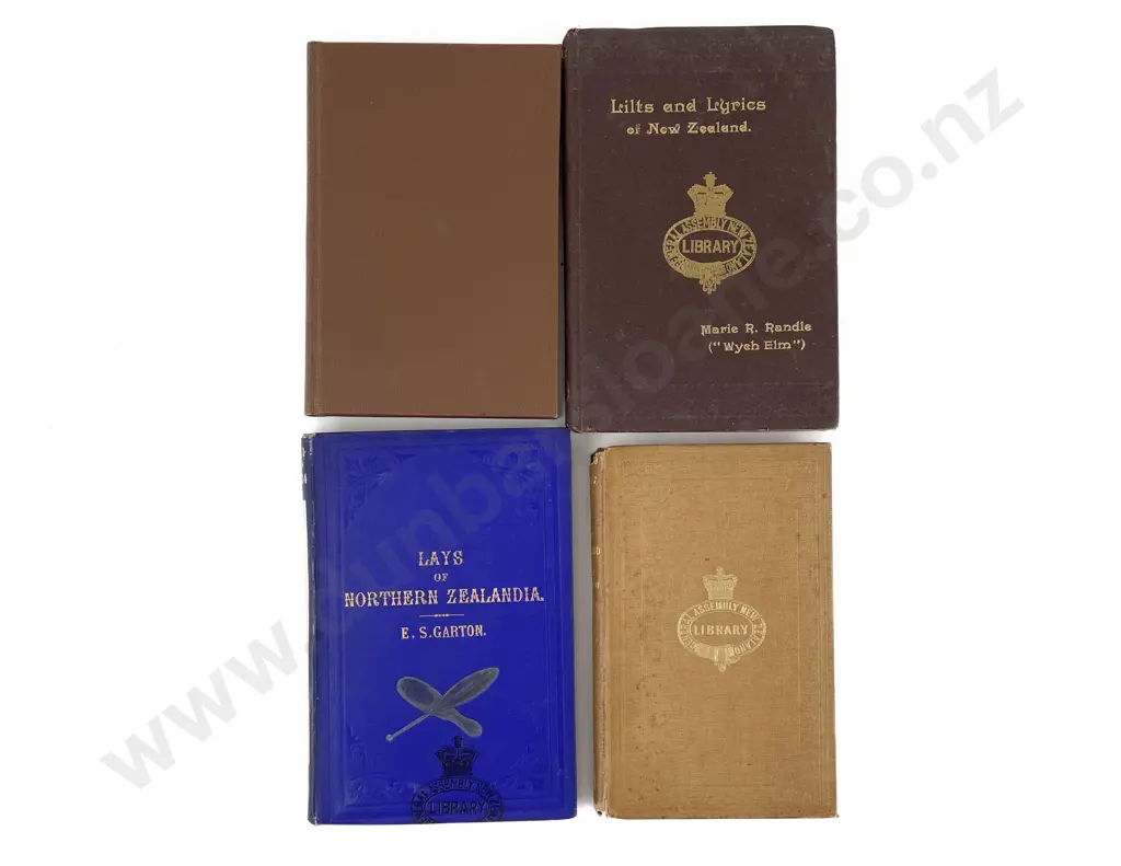 4 New Zealand Poetical Volumes Image 1++