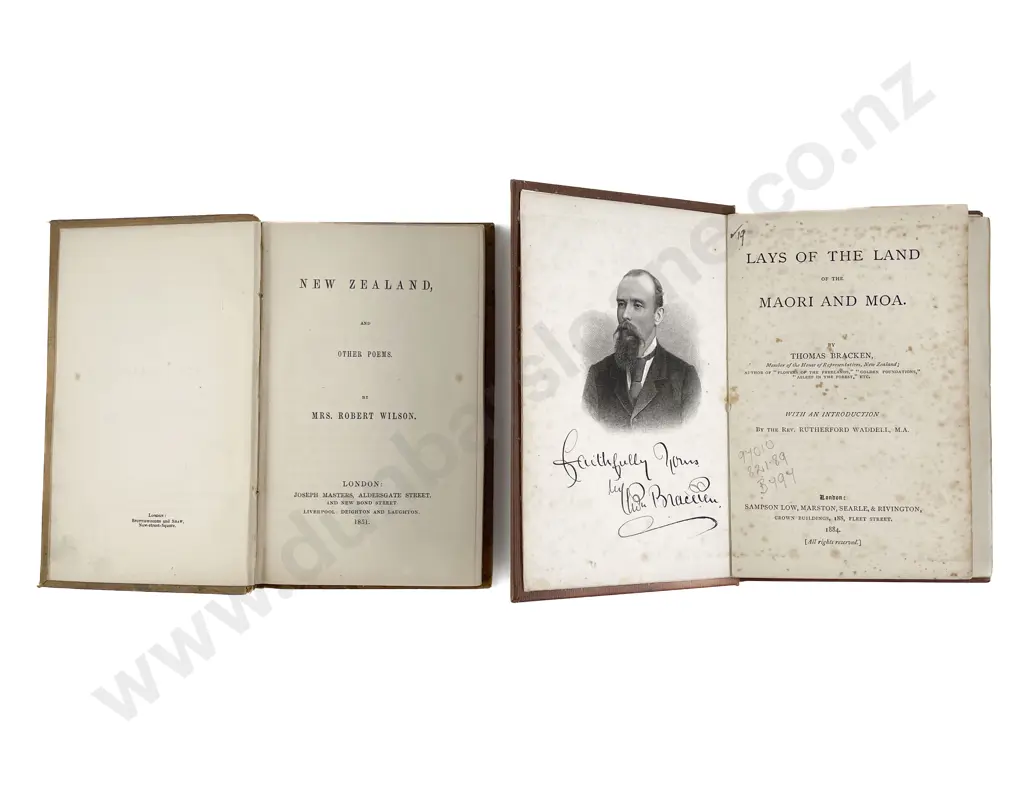 4 New Zealand Poetical Volumes Image 1++