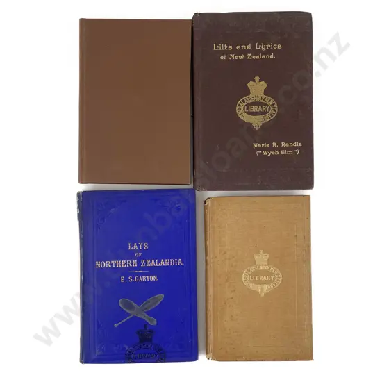 4 New Zealand Poetical Volumes